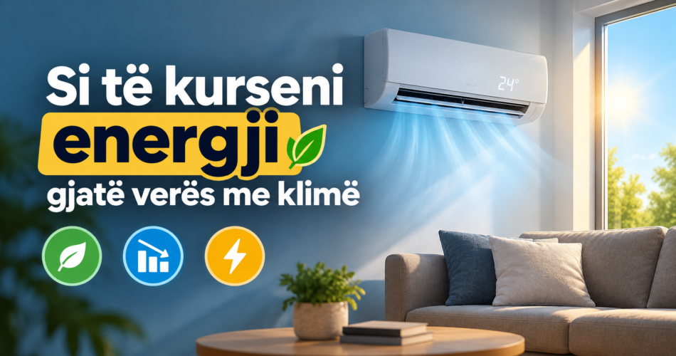 Si të kurseni energji gjatë verës me klimë